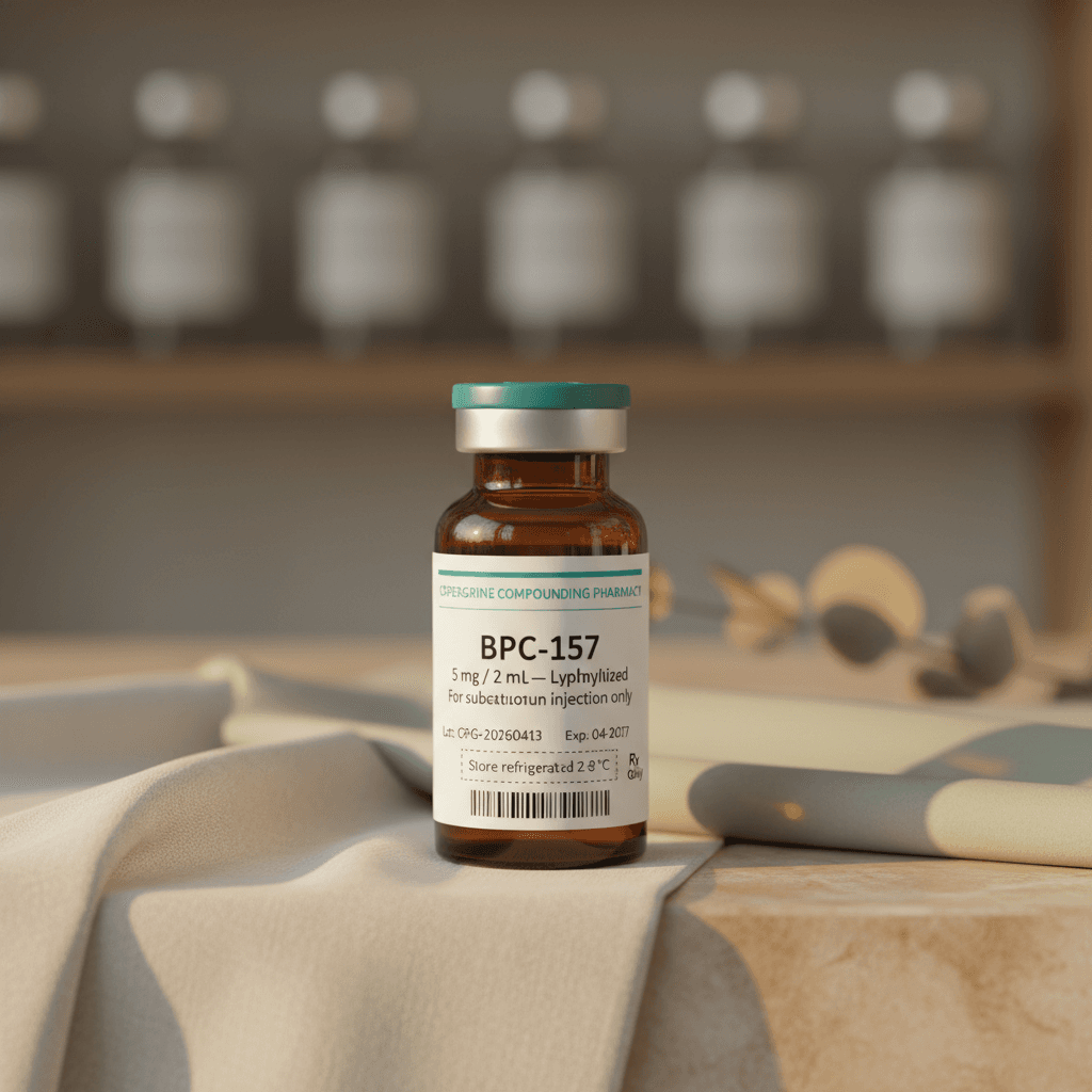 Peptide therapy vials at Copergrine Health and Wellness